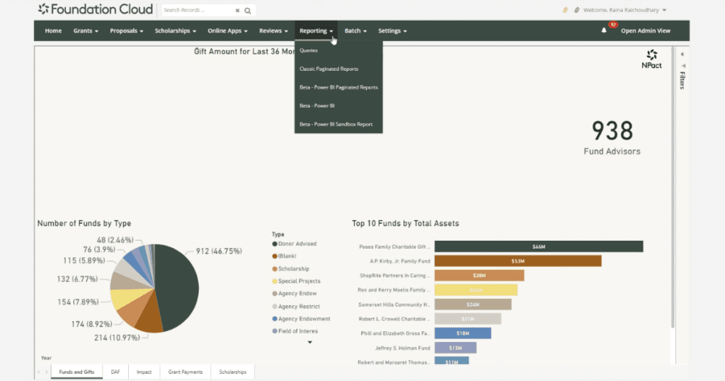 Foundation Cloud Reporting